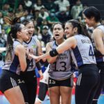 Vange Alinsug e Nu Lady Bulldogs, final da temporada da temporada 87 Final de vôlei.