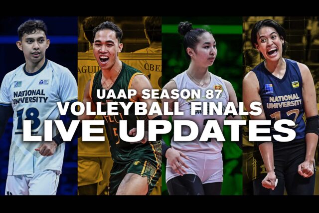 LIVE: LIVE: UAAP Temporada 87 Volleyball Finals Jogo 2 - Nu vs Feu, NU vs DLSU 14 de maio de 2025