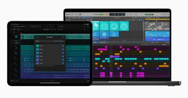 A Logic Pro Update adiciona hastes de guitarra e piano, novos pacotes de áudio e pode até recuperar faixas que você não salvou | Screengrabs no Mac e iPad