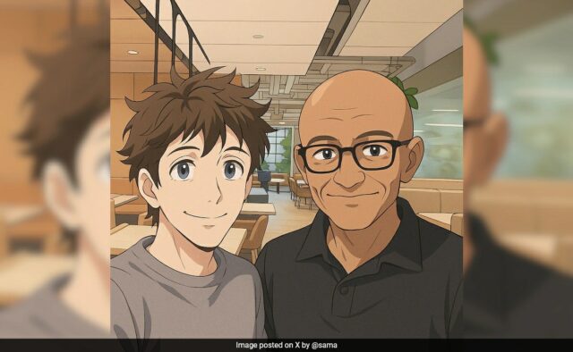 "Love the New Office": Satya Nadella responde a uma foto de Ghibli Sam Altman

