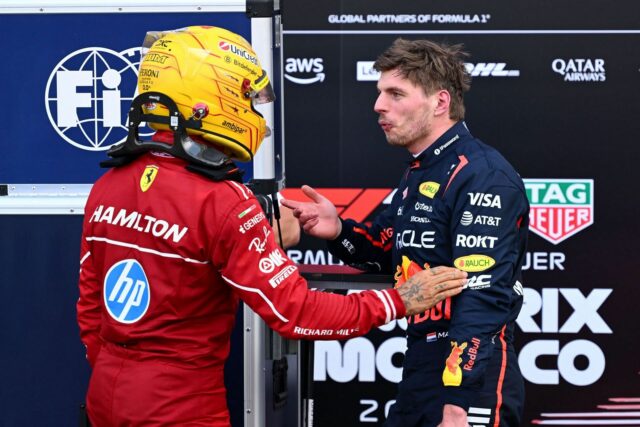 Max Verstappen defende Lewis Hamilton depois de ser punido pelos fechado