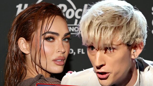 Megan Fox disse que a filha com uma máquina de Machine Megan Fox Gravidez A principal composição Getty Composition