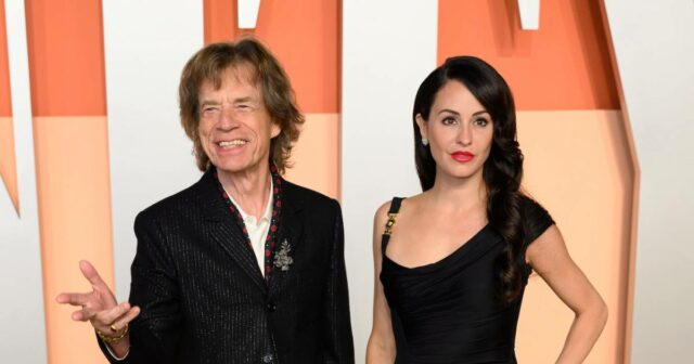 Mick Jagger e sua namorada parecem raros
