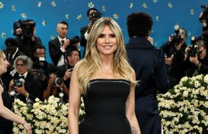 Met Gala 2025 Tapete Vermelho O visual pior vestido: celebridades confusas como Lorde escolhe um vestido chato, apesar da confusão sobre o tópico Você pode dizer chato? O modelo Heidi Klum usava um vestido preto comum com bordado branco ao longo dos lados projetados por veterinários. O vestido tinha um longo trem que parecia ser jogado fora várias vezes