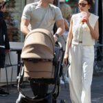 Michelle Keegan e Mark Wright estavam em fantasmas altos quando levaram a filha do bebê para o restaurante Villa Bianca em Hampstead, em Londres, na terça -feira