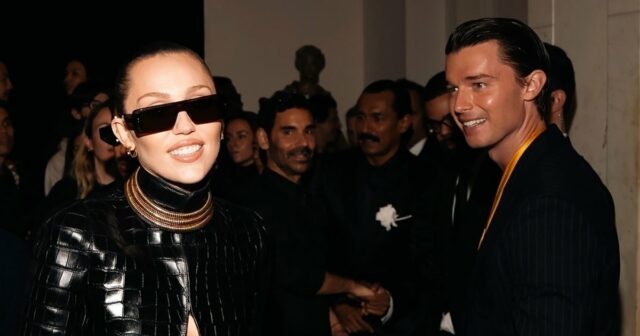 Miley Cyrus passou pelo ex -Patrick Schwarzenegger no Met 2025 02 Gala