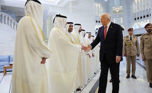 O presidente Trump está indo na primeira viagem ao Oriente Médio de seu segundo mandato