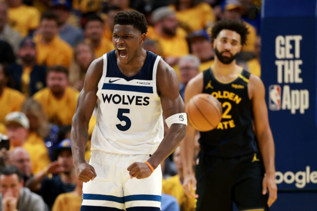 Anthony Edwards Timberwolves Beat Warriors Game 4 NBA Playoffs