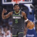A NBA anunciou na noite de quarta -feira que multou o Minnesota Timberwolves Guard Anthony Edwards em uma entrevista na mídia porque usava um idioma abusivo.