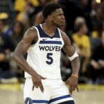 Anthony Edwards Timberwolves vs Warriors NBA Playoffs