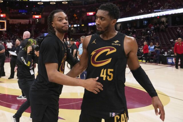 Cleveland Cavaliers Darius Garland Donovan Mitchell NBA Playoffs