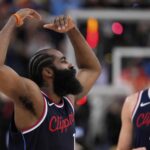 Playoffs da NBA Los Angeles Clippers vs Denver Nuggets James Harden