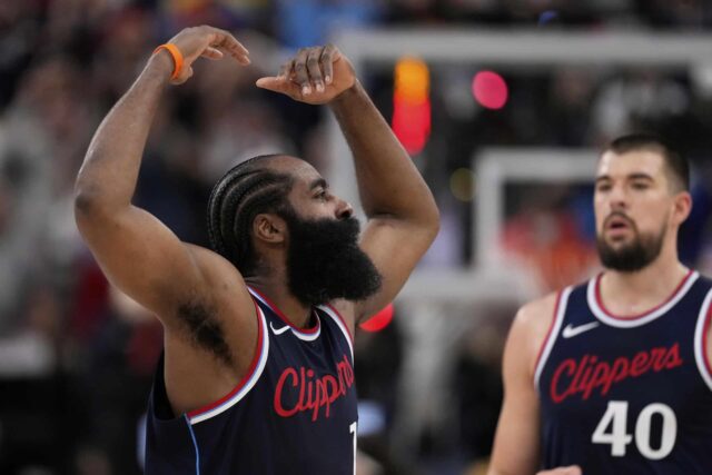 Playoffs da NBA Los Angeles Clippers vs Denver Nuggets James Harden