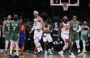 NBA: Evacuação curta causada por alarme de incêndio após a vitória do Knicks Game 2 Playoffs da NBA Eastern Conference New York Knicks vs Boston Celtics