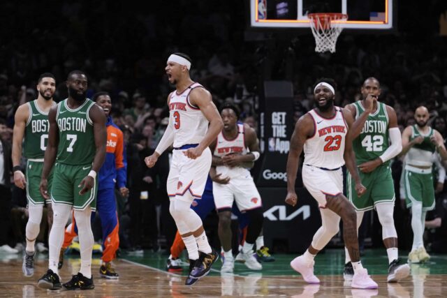 Playoffs da NBA Eastern Conference New York Knicks vs Boston Celtics