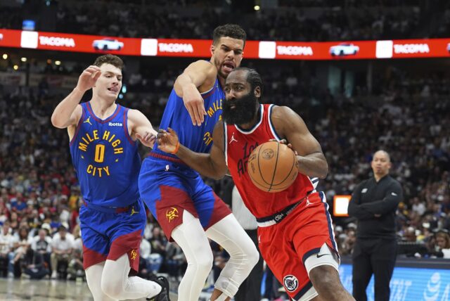 James Harden Clippers Nuggets NBA Playoffs Game 7