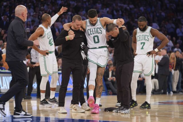 Jayson Tatum Celtics Knicks Game 4 NBA Playoffs