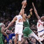 Playoffs da NBA Eastern Conference New York Knicks vs Boston Celtics Mikal Bridges Jayson Tatum
