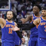 Playoffs da NBA New York Knicks vs Detroit Pistons Boston Celtics Jalen Brunson