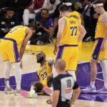 Los Angeles Lakers LeBron James Luka Doncic NBA Playoffs