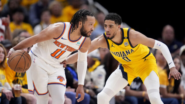 Jalen Brunson Tyrese Haliburton Knicks-Pacers NBA Playoffs