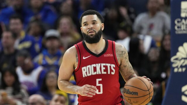Houston Rockets Guard Fred Vanvleet NBA Playoffs