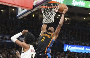 NBA: Thunder, Gilgeous Alexander e Nuggets amarram o oeste da Semis Playoffs da NBA Denver Nuggets vs Oklahoma City Thunder Shai Gilgeous-Alexander