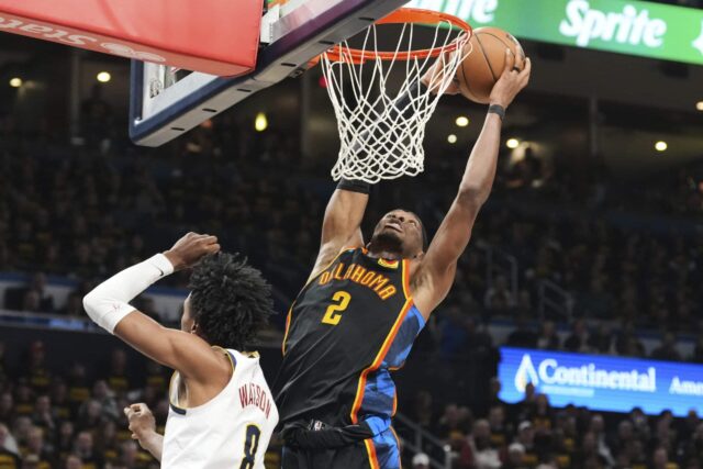 Playoffs da NBA Denver Nuggets vs Oklahoma City Thunder Shai Gilgeous-Alexander