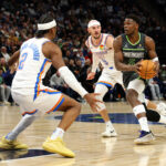 Anthony Edwards Shai Gilgeous-Alexander Thunder vs Timberwolves NBA Playoffs Finals da Conferência Oeste