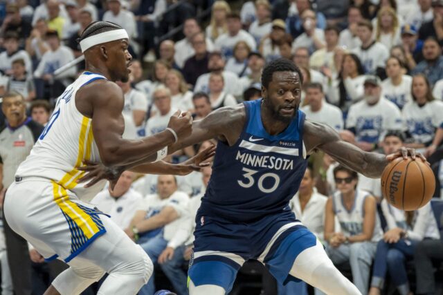 Playoffs da NBA Minnesota Timberwolves vs Golden State Warriors Julius Randle Jimmy Butler