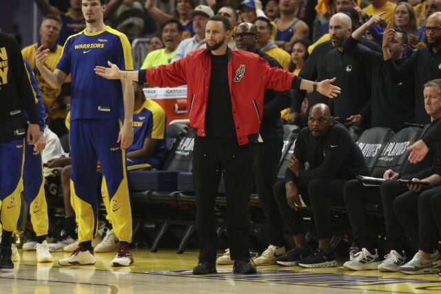 Steph Curry Warriors Timberwolves NBA Playoffs