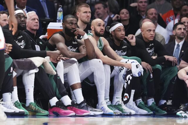 O Boston Celtics foi eliminado por New York Knicks nas semifinais da NBA Eastern Conference