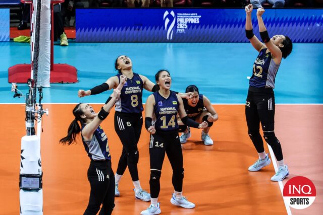 NU Lady Bulldogs de volta às finais de vôlei feminino do UAAP vencem FEU