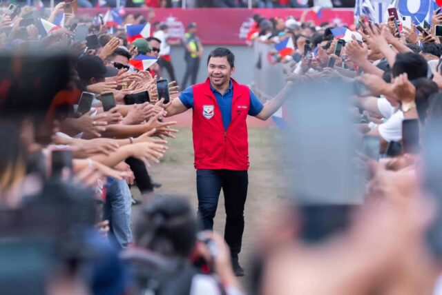 Candidato ao senador Manny Pacquiao Eleições