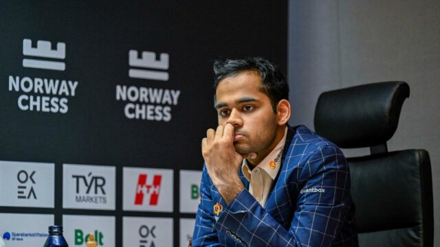 Noruega xadrez 2025: Arjun derrota Gukesh para compartilhar a liderança com Nakamura; Hump ​​cai em um segundo

