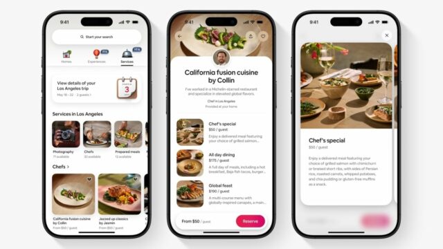 O Airbnb agora oferece serviços como make -up, fotografia, refeições bem -chave

