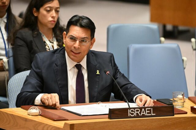 O embaixador de Israel Stags "Mafia Mafia" contra o US Gaza

