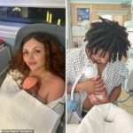 Chris Hughes enviou sua ex -namorada Jesy Nelson parabéns após o nascimento de Twin Little Mix Star Dwin Filha