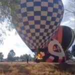 Vídeos assustadores capturaram o balão de ar quente inflamado enquanto os passageiros tentavam escapar
