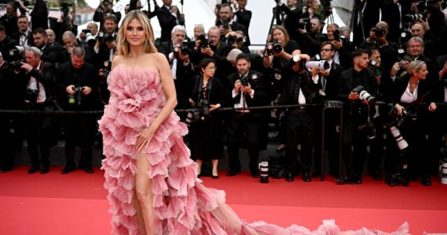 O melhor olha para o Festival de Cannes: o vestido rebelde de Heidi Klum, mais

