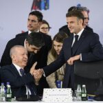 O vídeo conquistou uma troca desagradável entre Erdogan e Macron na sexta -feira no cume da comunidade política européia na Albânia