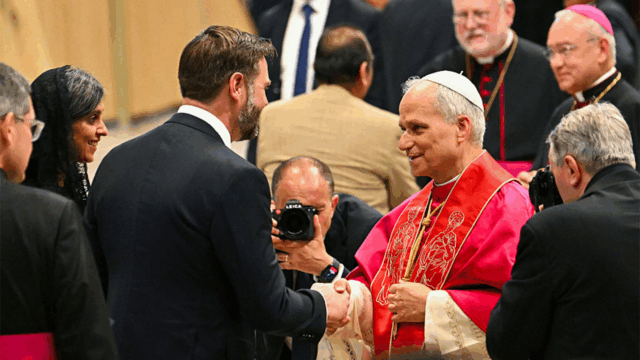 O primeiro papa americano recebe Vance e Rubio para um público do Vaticano particular

