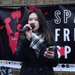 Carmen Lau, uma ex-política de 30 anos que fugiu há cinco anos de seu nativo Hong Kong