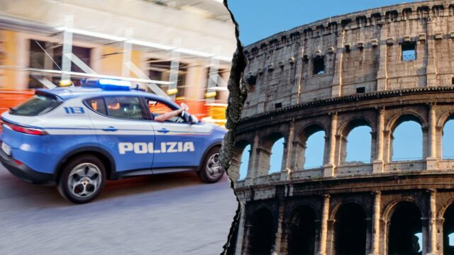 O turista americano esfaqueou a cerca romana Coliseu, enquanto dezenas de pessoas assistem horrorizadas



