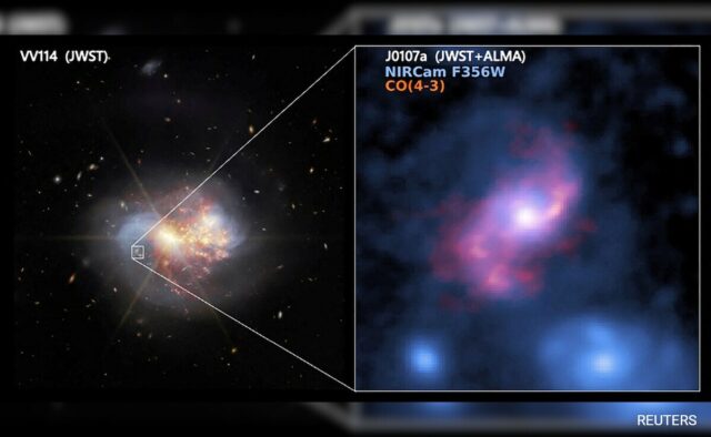 Os astrônomos notarão uma galáxia em forma como um laticínio, mas é muito mais maciço


