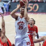 JapaThaguilar (com bola) e os reis de gin esperam mais consistentes desta vez. - imagens de PBA