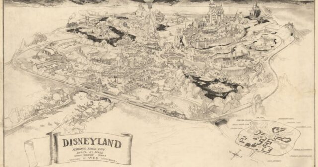 Os primeiros mapas do Disney Imagineering Disneyland 'Lost Lands', revela um novo livro

