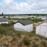 Proprietários de Beach Cottage, na costa de Heacham, Norfolk disparou um aumento no aluguel do conselho local quando muitos inquilinos precisam suportar vistas do mar cobertas