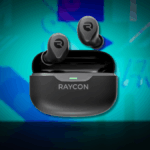 Raycon Everyday Ear Bomres (edição 2024) -Bluetooth True Wireless Bomers -ear com 32 horas de tempo de jogo, tecnologia MultPoint, extremo conforto e redução de ruído ativo (carbono preto)
