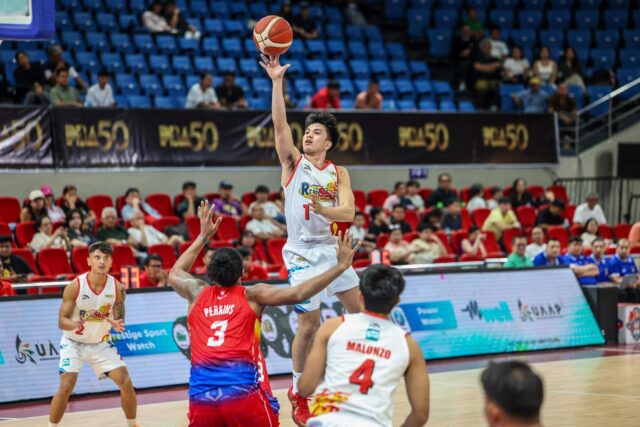 Uma partida da PBA Filipin Cup contra o Phoenix Fuel Masters.